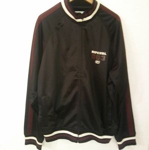 Rip Curl Zippered Ribbed Collar Bomber Jacket